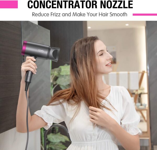 CONFU Hair Dryer 1600W, 3 Heat Settings, - Image 3